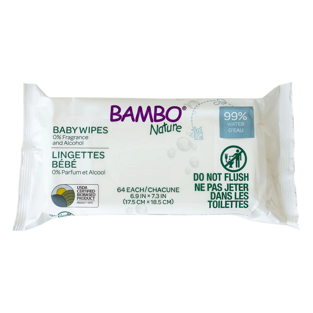 Bambo Nature Baby Water Wipes (8444319433012)