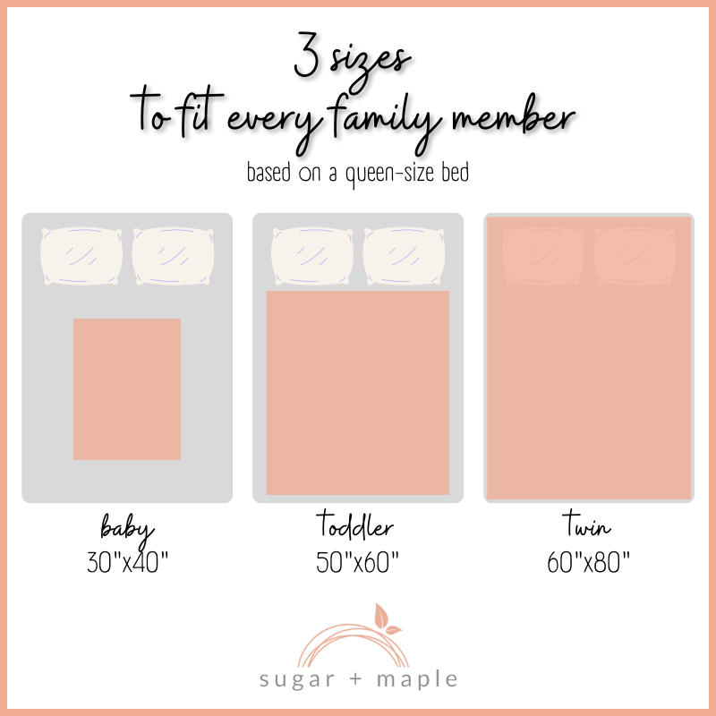 Sugar + Maple Personalized Plush Minky Blanket | Easy Peezy (8870434570548)