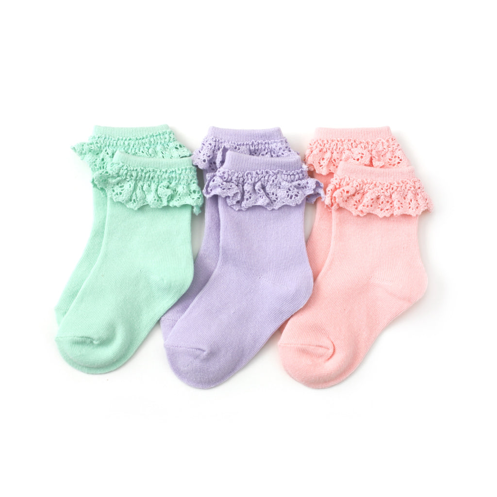 Little Stocking Co. Tea Party Midi Socks 3-pack (7146810146863)