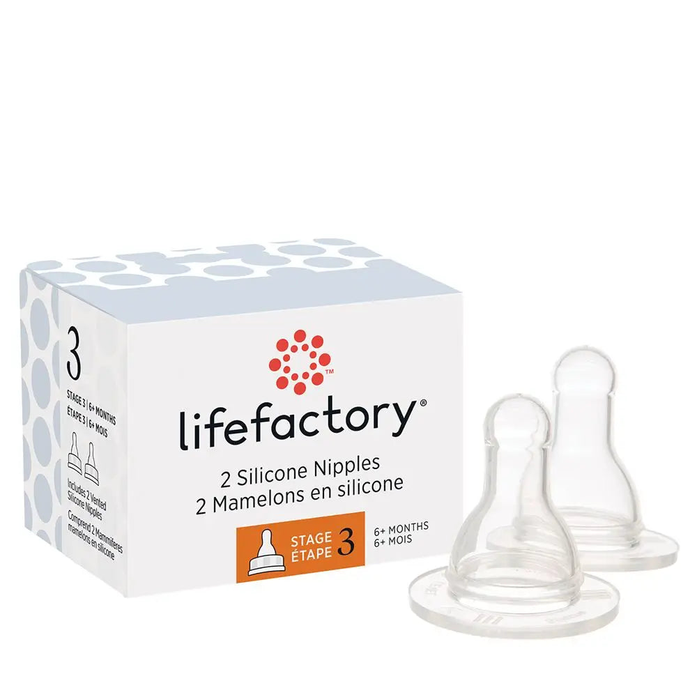 Life Factory- Stage 3 Nipples 2-Pack (8099898523956)