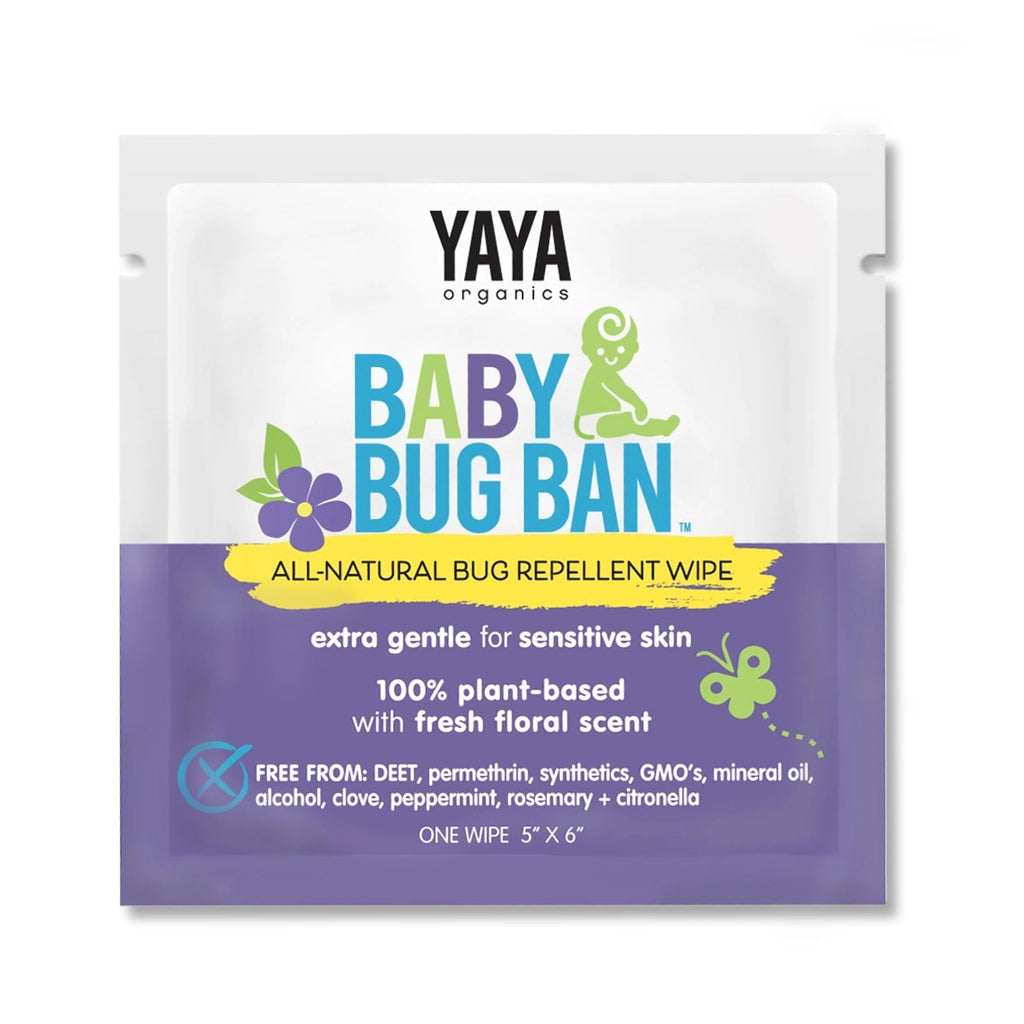 YAYA Organics Baby Bug Ban Wipes (7026169380911)