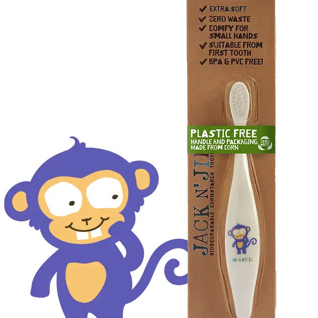 Jack N' Jill Monkey Jack N' Jill Bio Toothbrush (8181824487732)