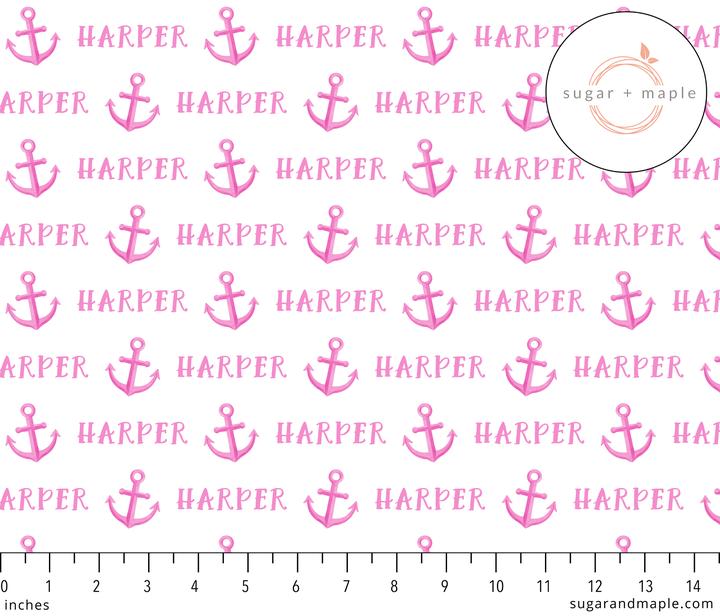 pink anchor background