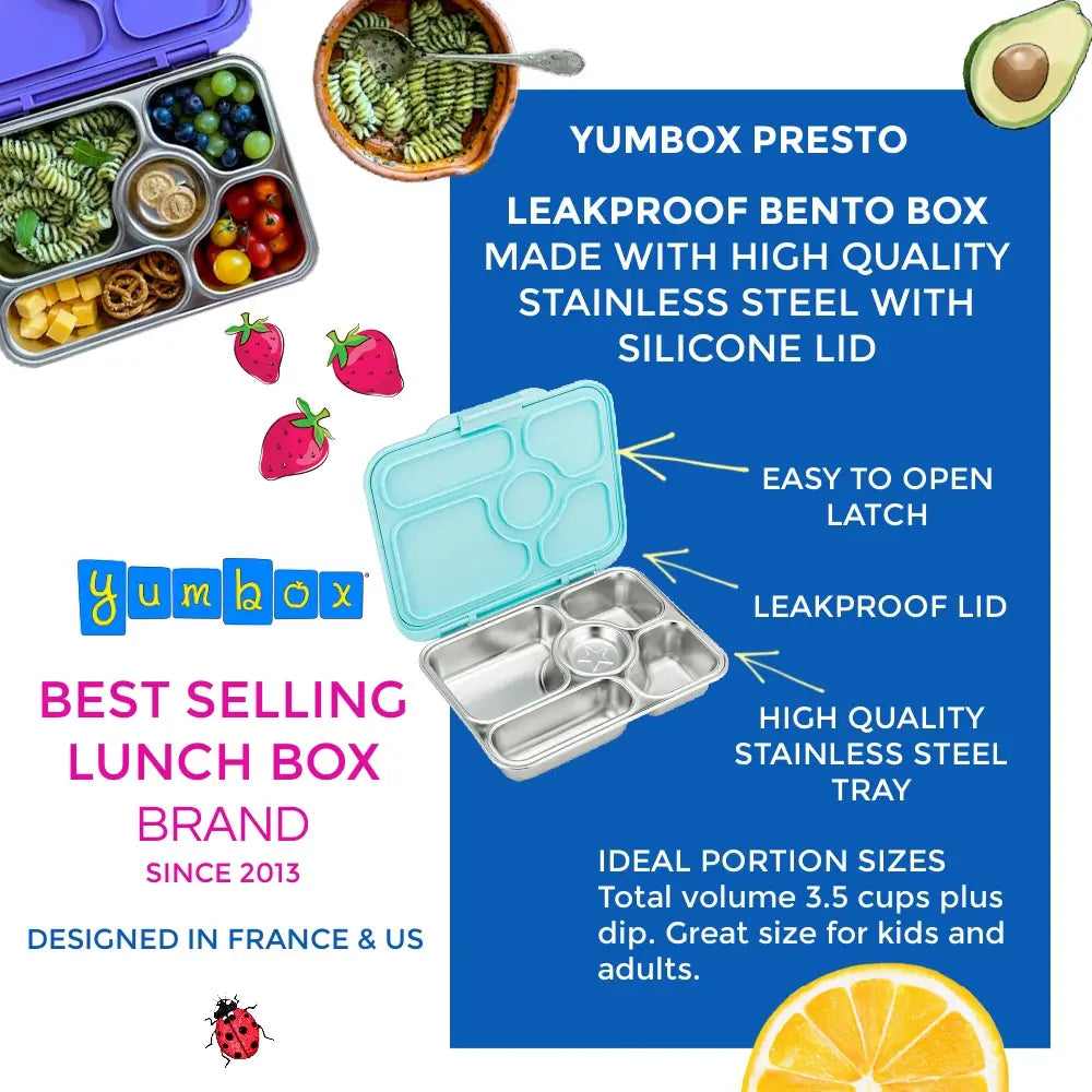 Yumbox Stainless Steel Leekproof Bento Box (9101114212660)