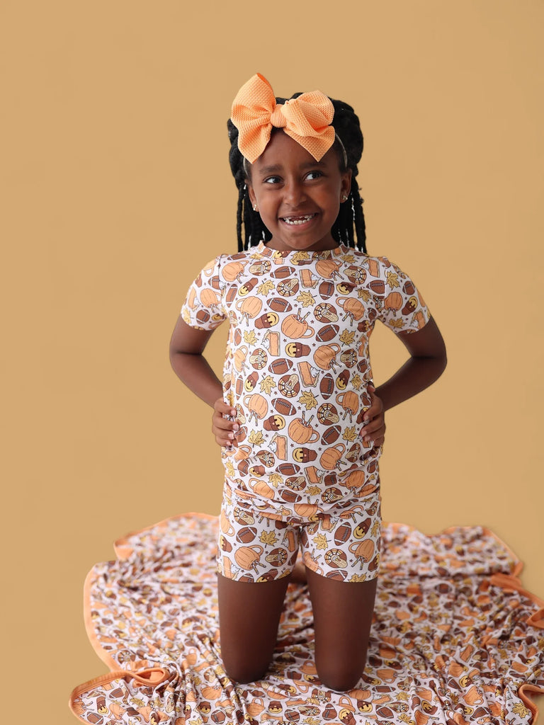 Dream Big Little Co Turkey & Touchdowns Pj Set (9157815042356)