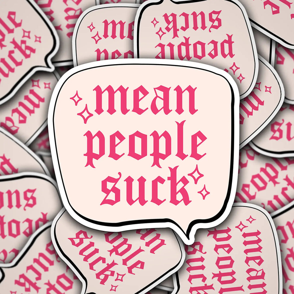Sonny Rising - Mean People Suck Sticker (8781713801524)