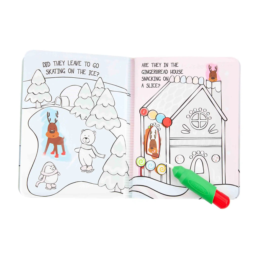 Mudpie Santa's Reindeer Water Color Book (8719768944948)