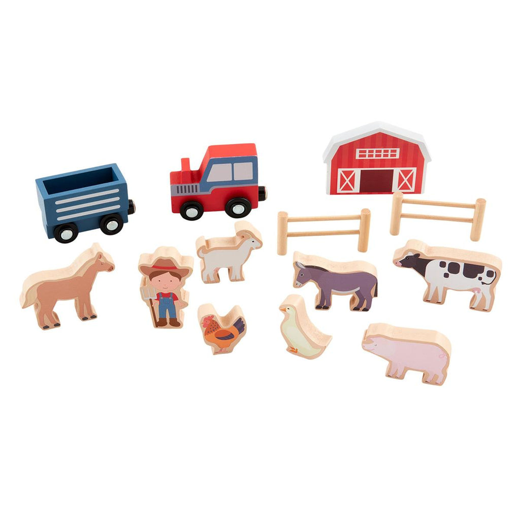 Mud Pie Wooden Toy Set (8919549608244)