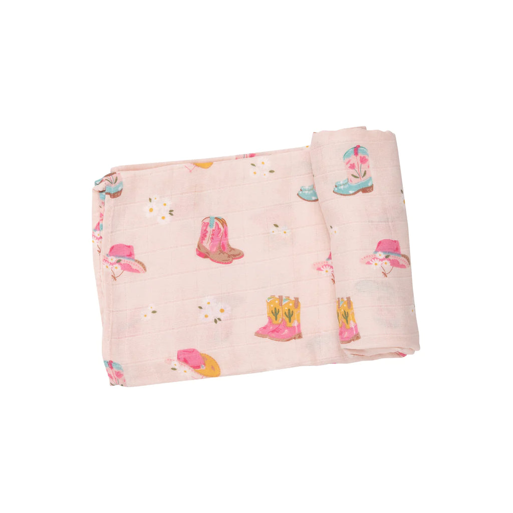 Angel Dear Pink Boots Swaddle (9042372985140)