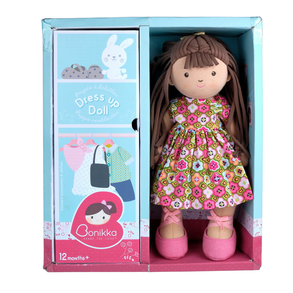 Tikiri Toys Sofia Soft Jointed & Dressable Doll with Accessories (8848636772660)