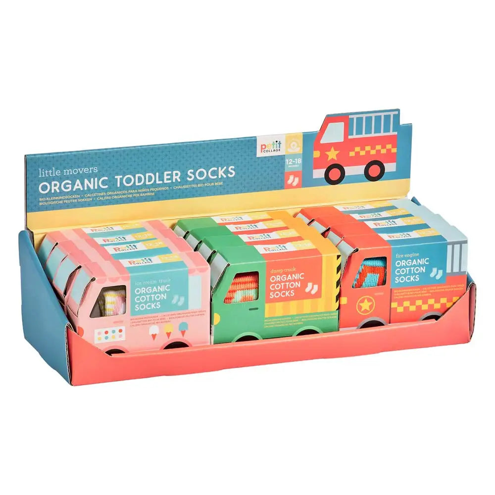 Petit Collage Organic Toddler Socks 12-18 m (9178350846260)