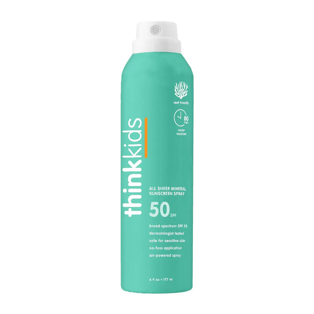 ThinkBaby Kids All Sheer Mineral Sunscreen Spray Spf 50 (9078130377012)