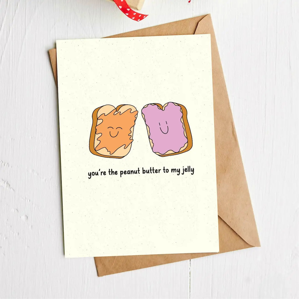 Big Moods "You're the Peanut Butter To My Jelly" Card (9096496415028)