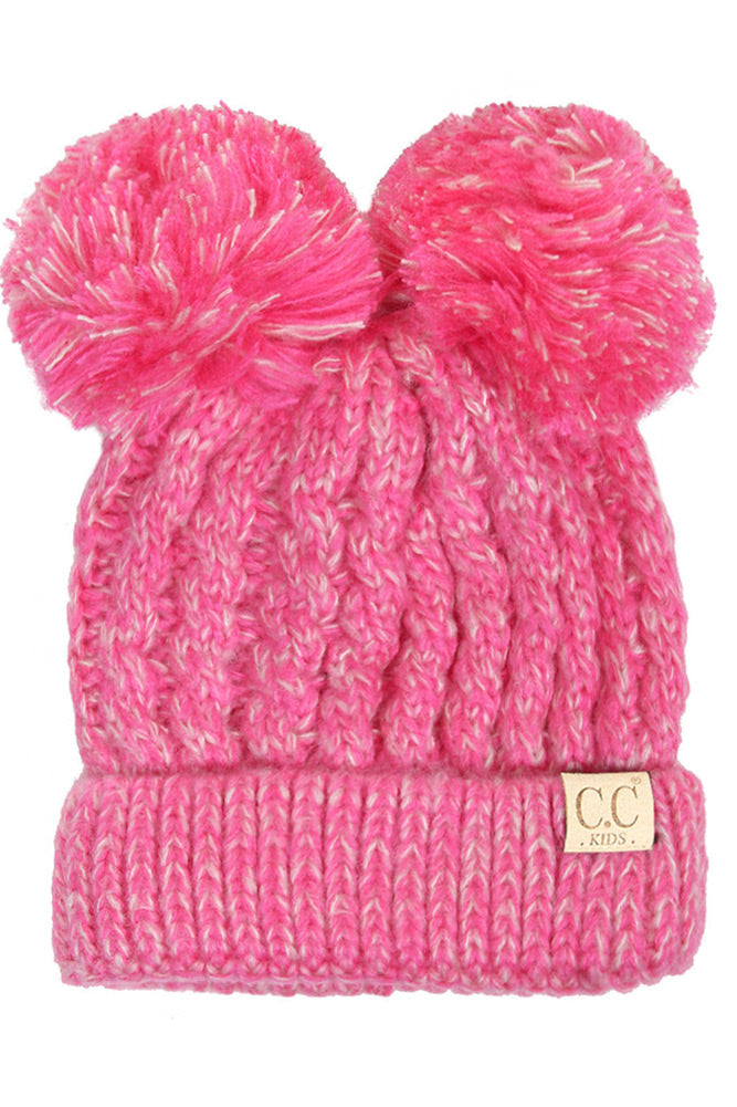 C.C. Kids Double Pom Pom Beanie (8781364986164)