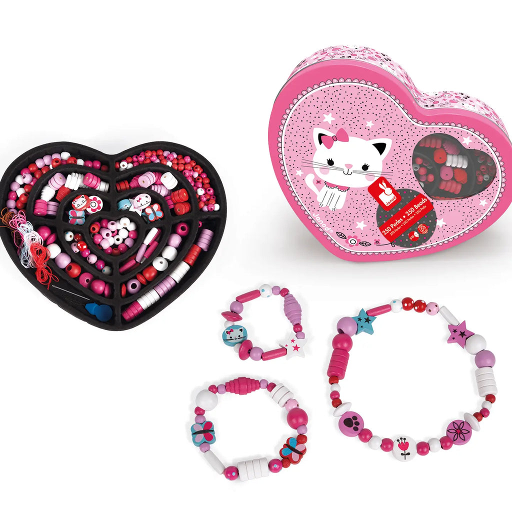 Janod Arts & Crafts - 250 Beads - Cat Theme (9179877507380)