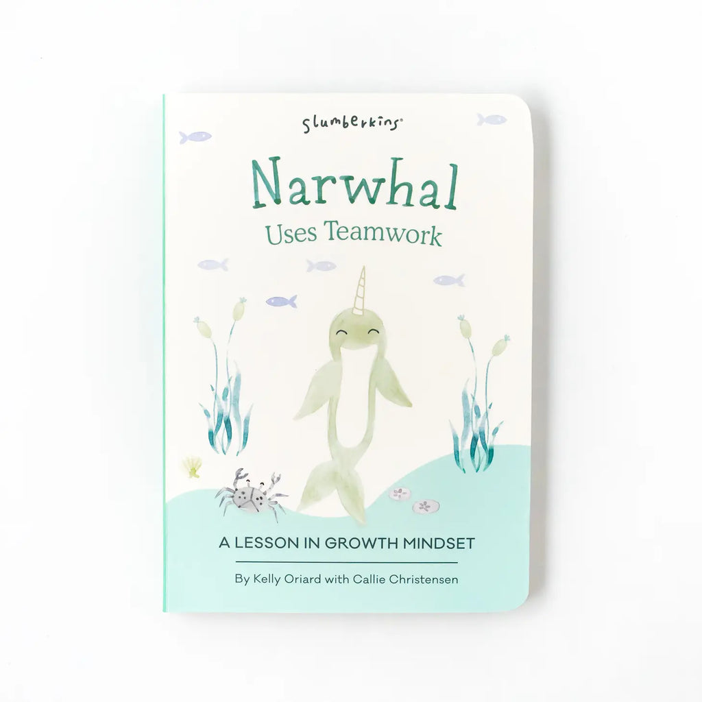 Slumberkins Narwhal Uses Teamwork Board Book (8248480235828)