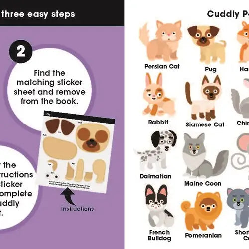 Sourcebooks First Sticker Art: Cuddly Pets (9101538328884)