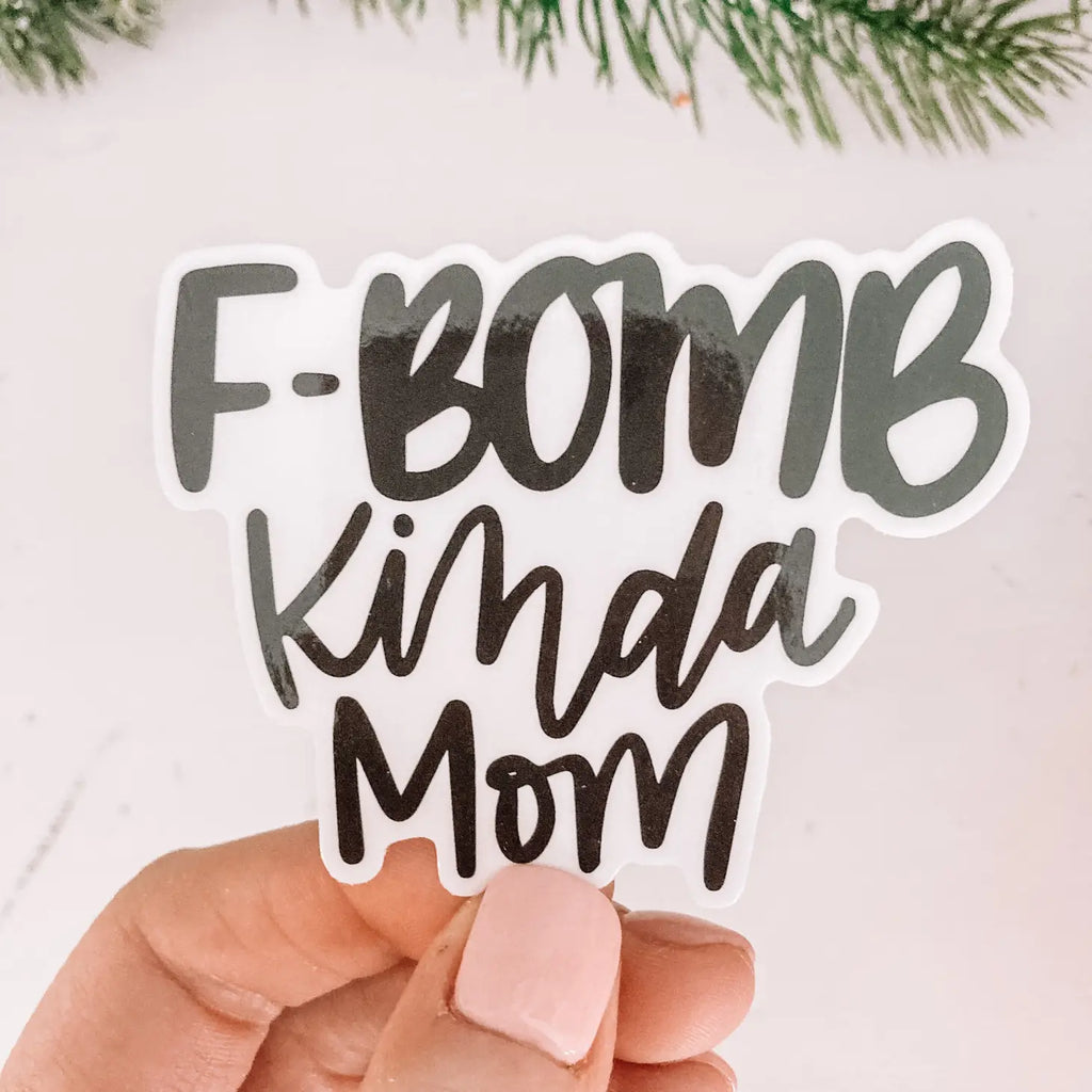 Wild & Precious F-Bomb Mom Sticker (8297560604980)