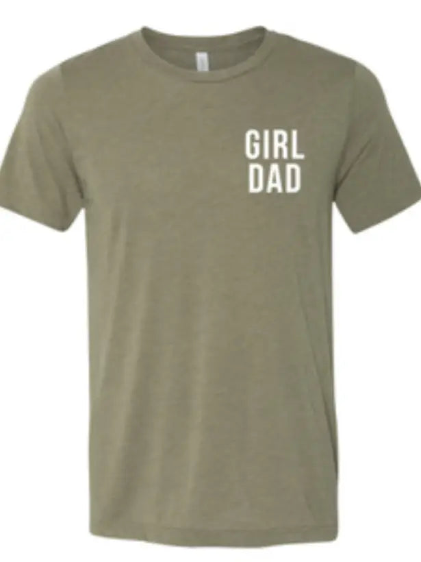 Saved by Grace co. - Girl Dad - Men'S Pocket Style Tee (8332849774900)