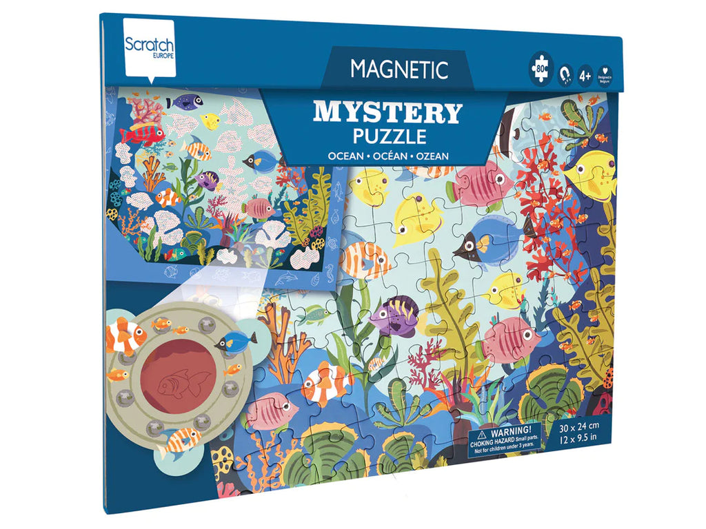 Scratch - 2 In 1 Magnetic Puzzle - Mystery Game - Ocean (8791413063988)