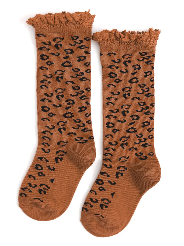 Little Stocking Co. Lace Top Knee High Socks (6827656544303)