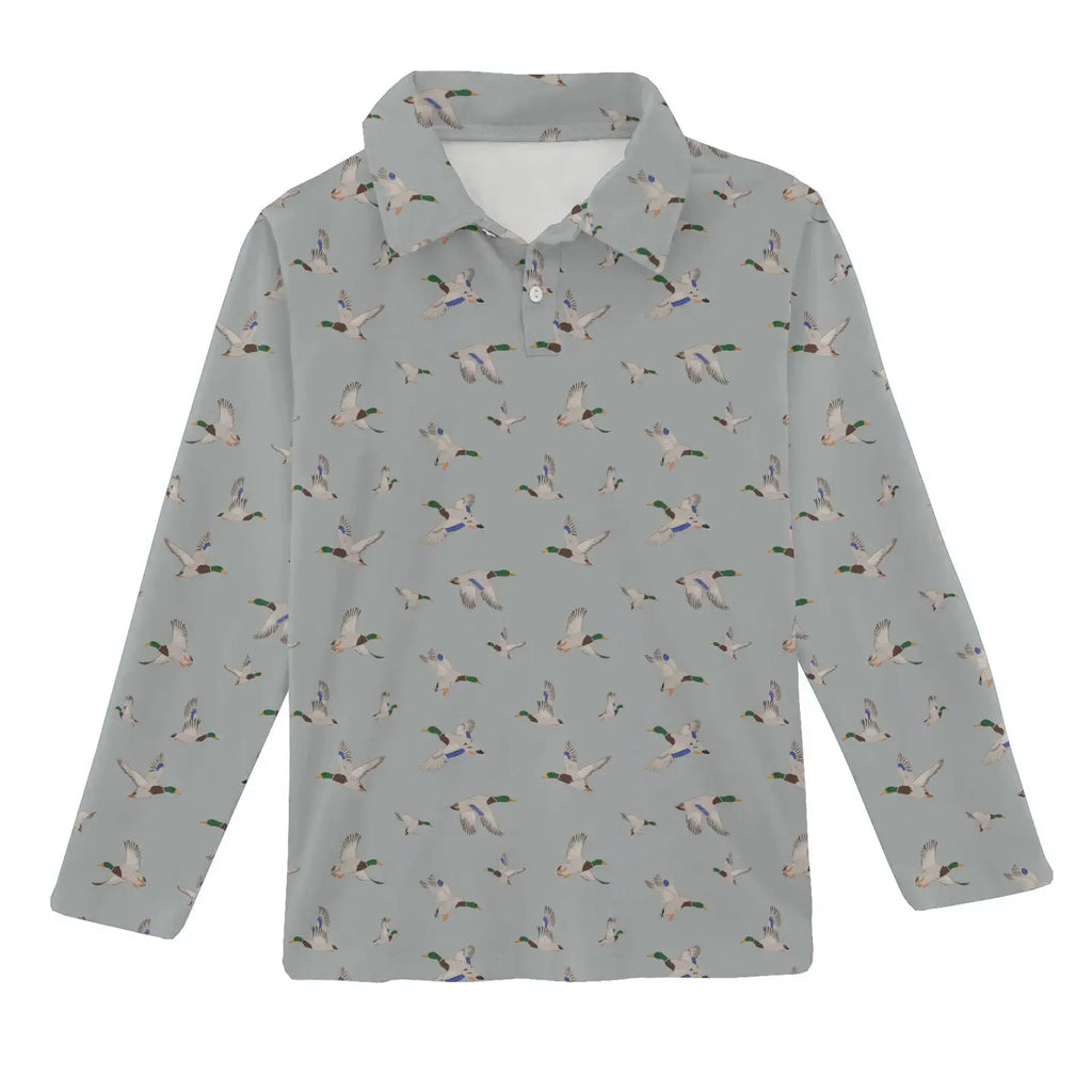 Goosies Mallard Long Sleeve Polo (9177716556084)