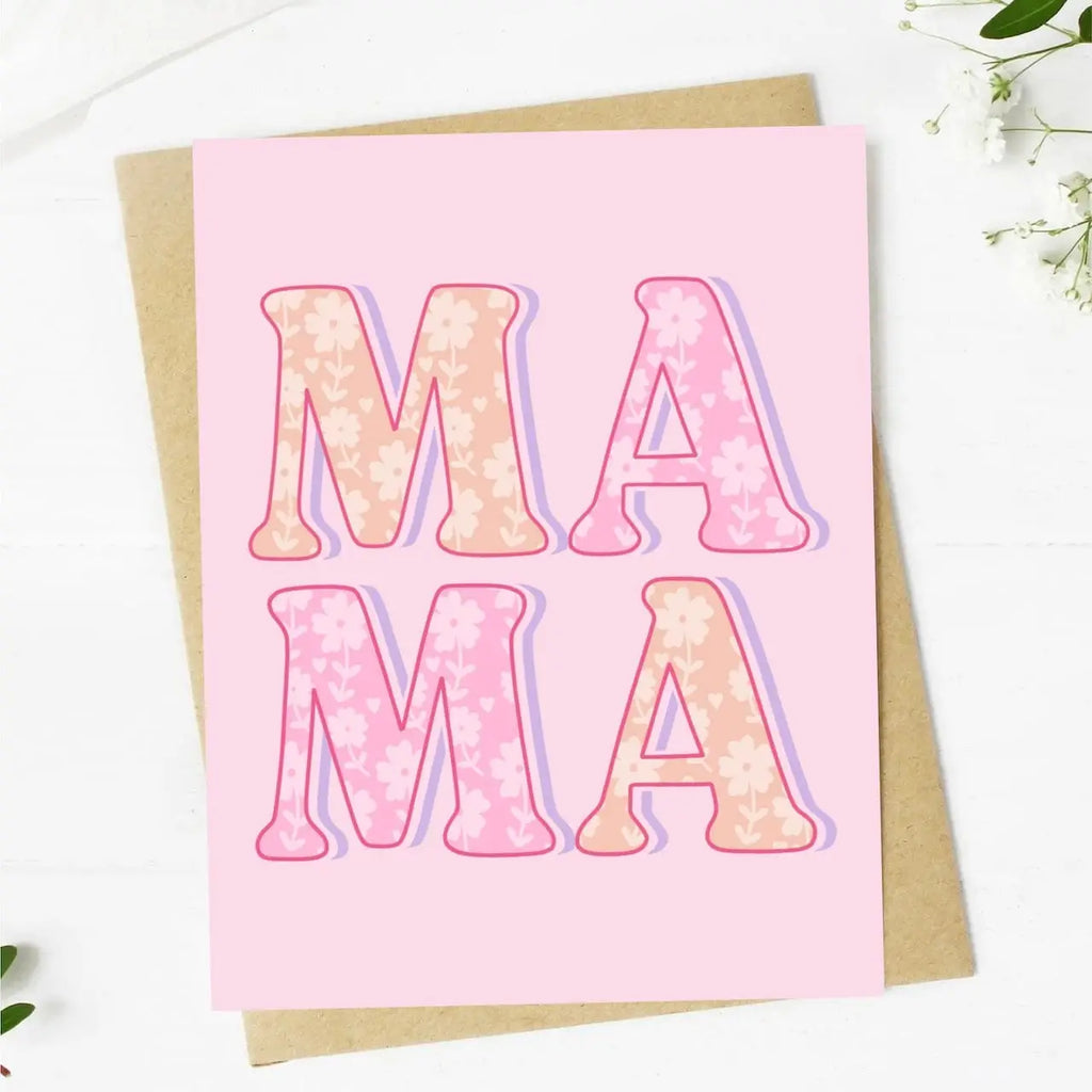 Big Moods "Mama" Lettering Greeting Card (9096500281652)