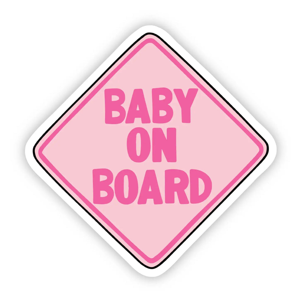 Big Moods "Baby On Board" Sticker (8874212229428)