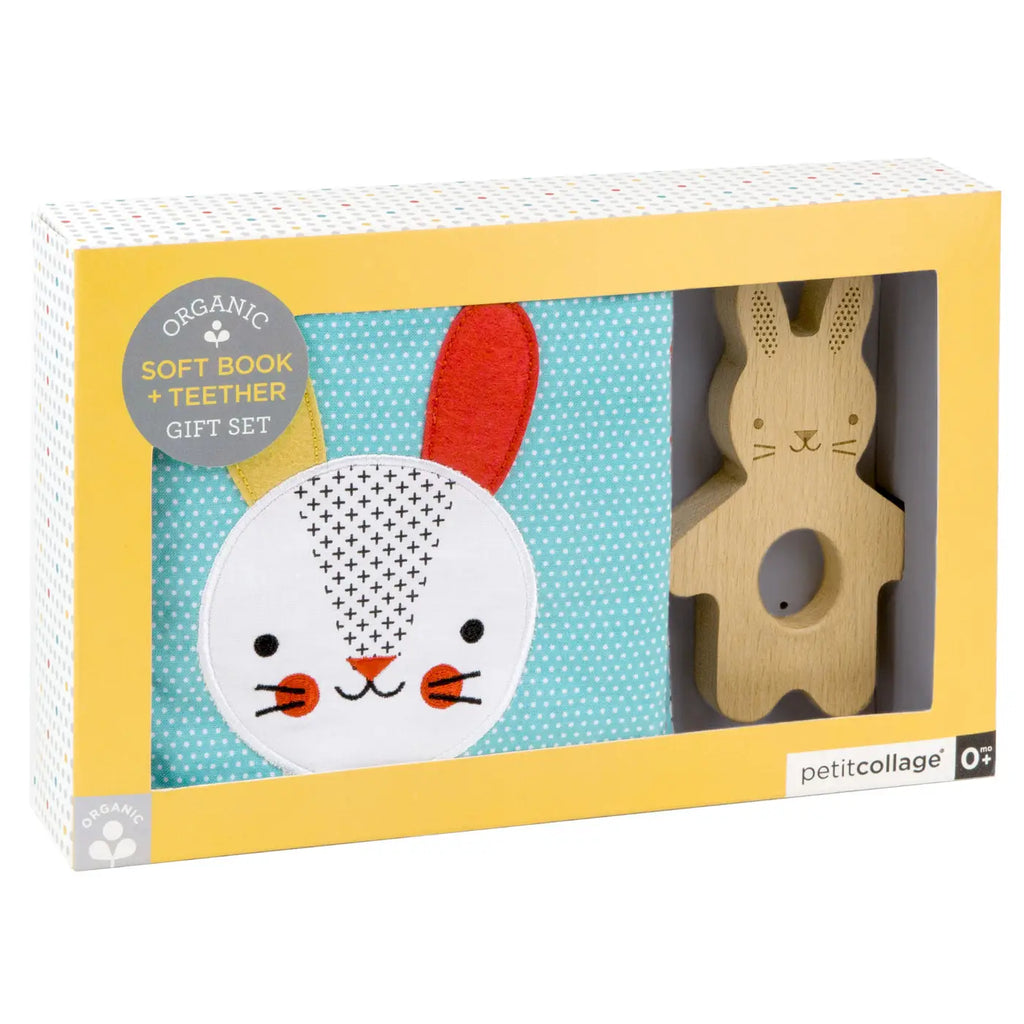 Chronicle Books Little Bunny Organic Book and Teether (9190709985588)