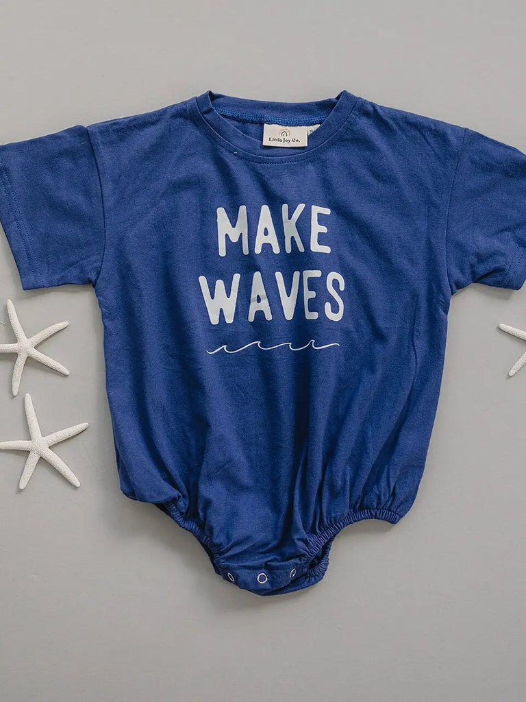 Little Joy Co Make Waves T-Shirt Romper (8892433137972)