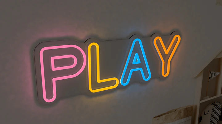Sugar + Maple Personalized Signs | PLAY Neon Sign (8800839598388)