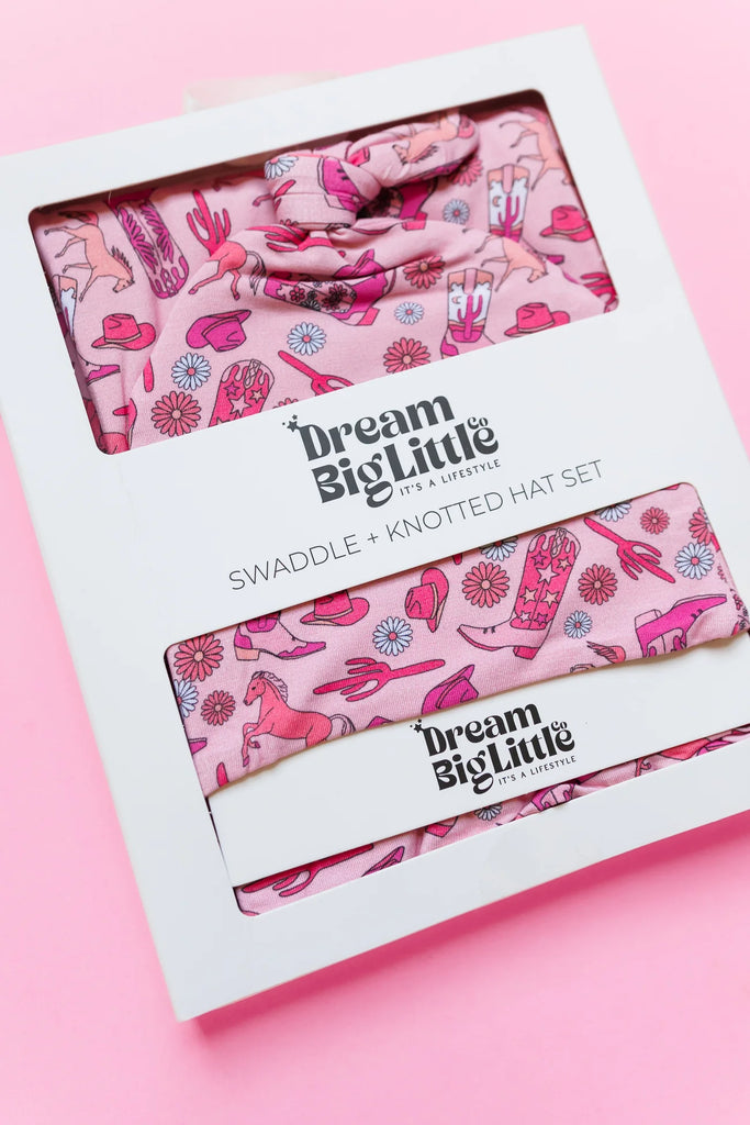 Dream Big Little Co SWADDLE & BEANIE Set (9157853282612)