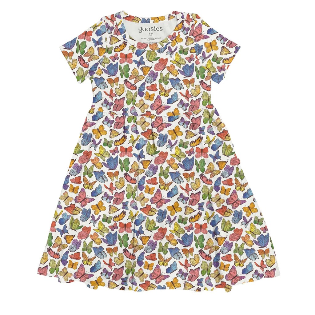 Goosies Butterflies Ss Dress with Pockets (9179879833908)