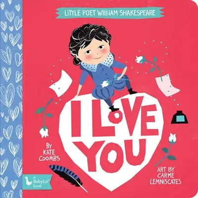 Gibbs Smith- Little Poet William Shakespeare: I Love You (8373905162548)
