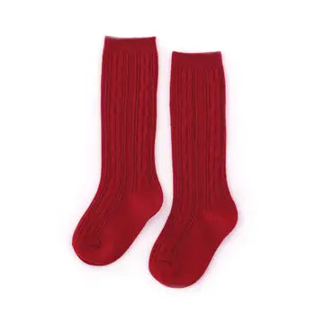 Little Stocking Co Cable Knit Knee High Socks (6827520852015)