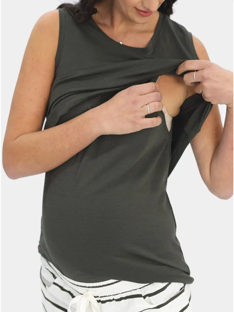 Angel Maternity NUrsing Tank Top - XXL (9134876229940)