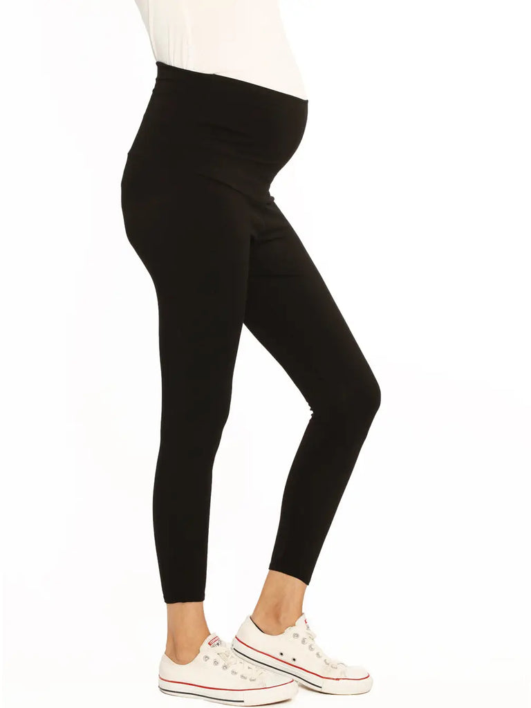 Angel Maternity Foldable Waist Band Tight 7/8 Length Legging - XXL (9134851326260)