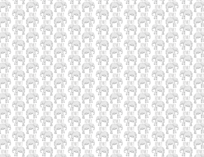 Sugar + Maple Personalized Crib Sheets | Elephant Grey (9023602131252)