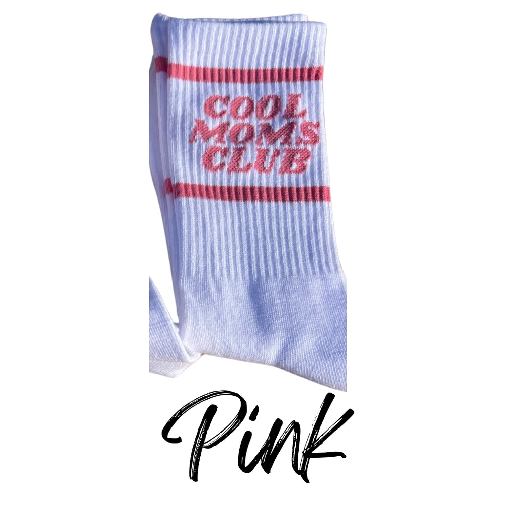 Disohrted Vintage Cool Mom Club Socks (9066412048692)