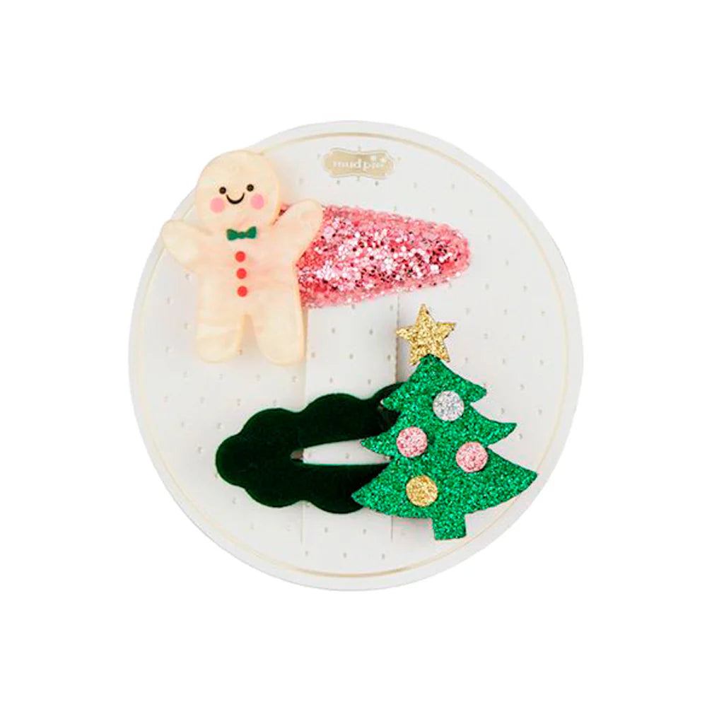 Mud Pie Christmas Hair Clip Sets (9146498023732)