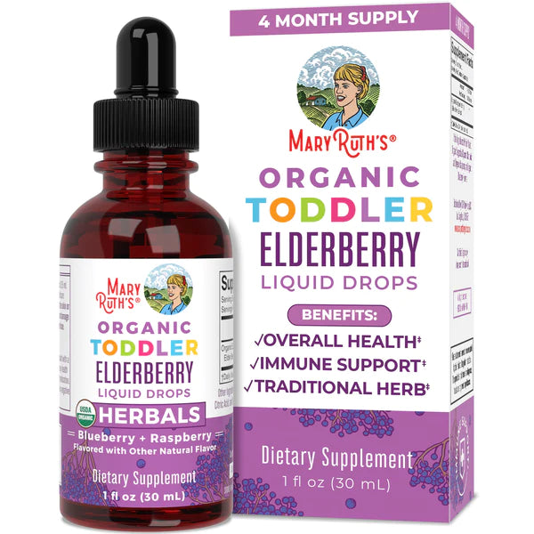 Mary Ruth's Organic Toddler Elderberry Liquid Drops 1oz (9075556876596)