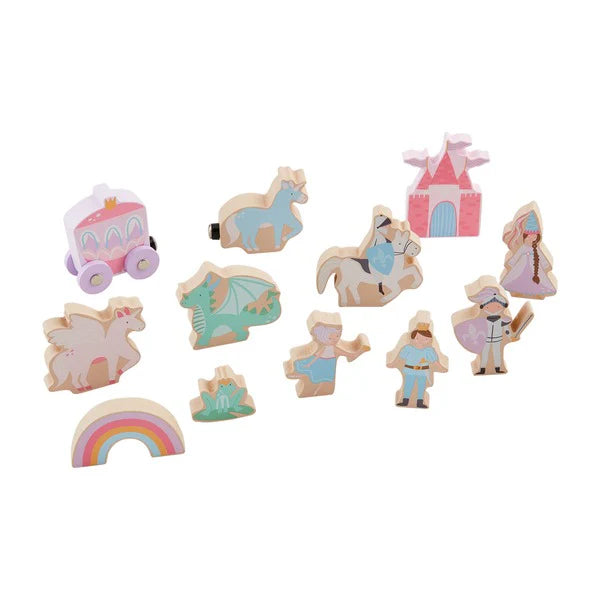 Mud Pie Princess Wooden Toy Set (9146461782324)