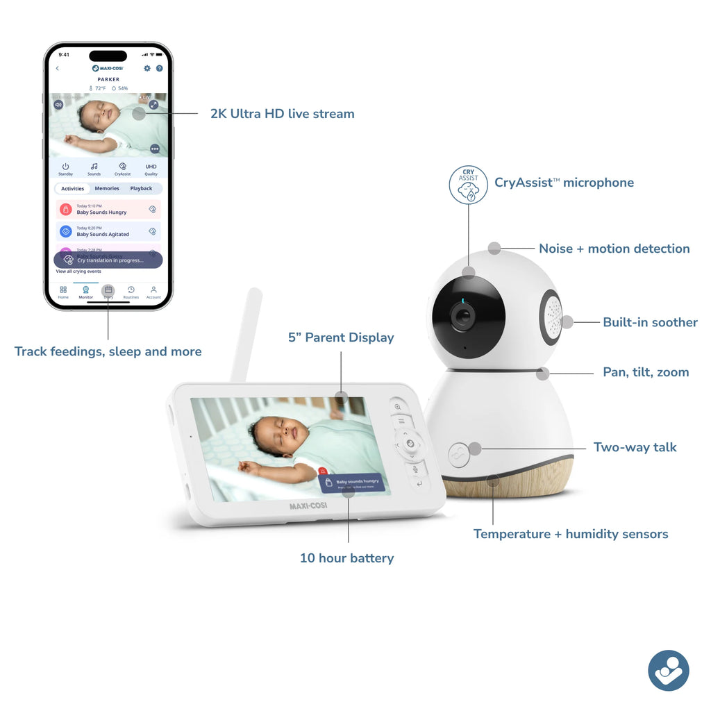 Maxi Cosi See Pro 360 Baby Monitor (9098249437492)