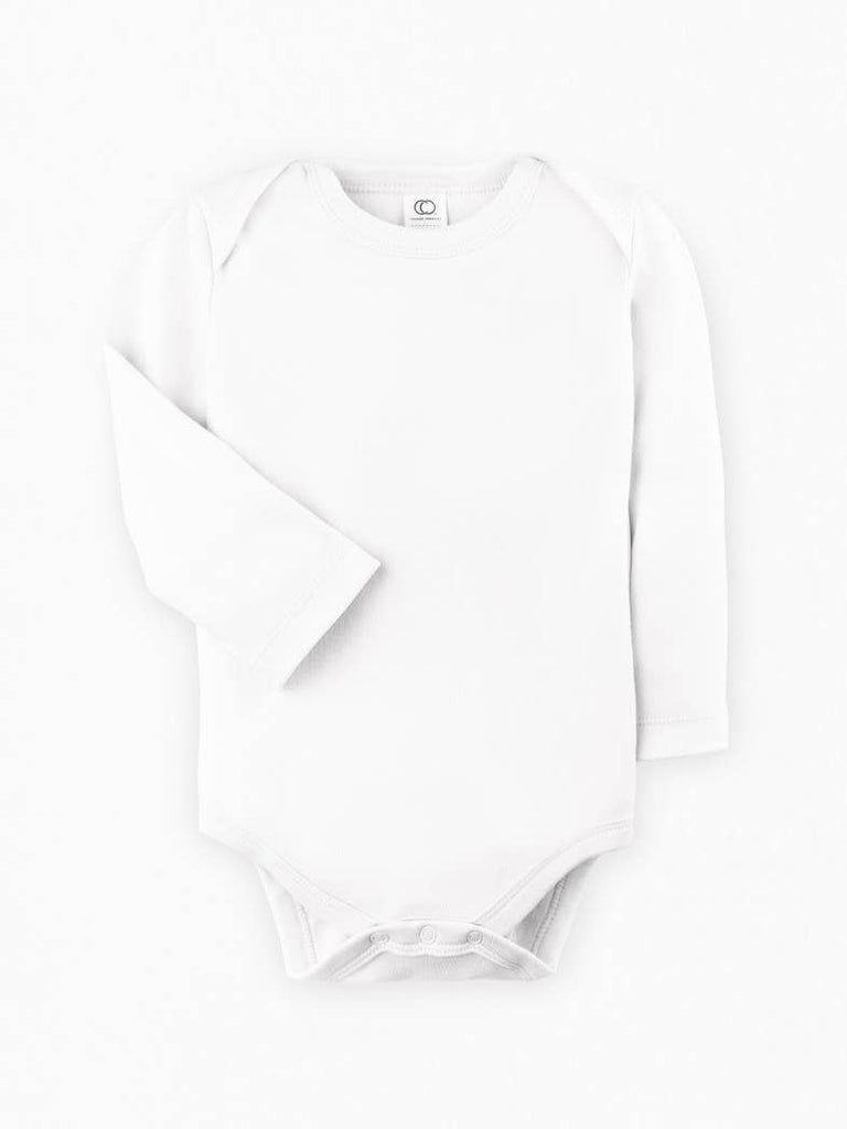 Colored Organics Classic Long Sleeve Bodysuits (More Colors) (6749808656431)