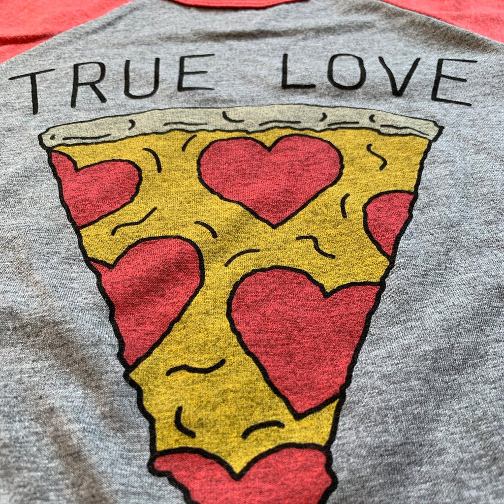 Rivet Apparel True Love Pizza Baseball Tee (4867236102191)
