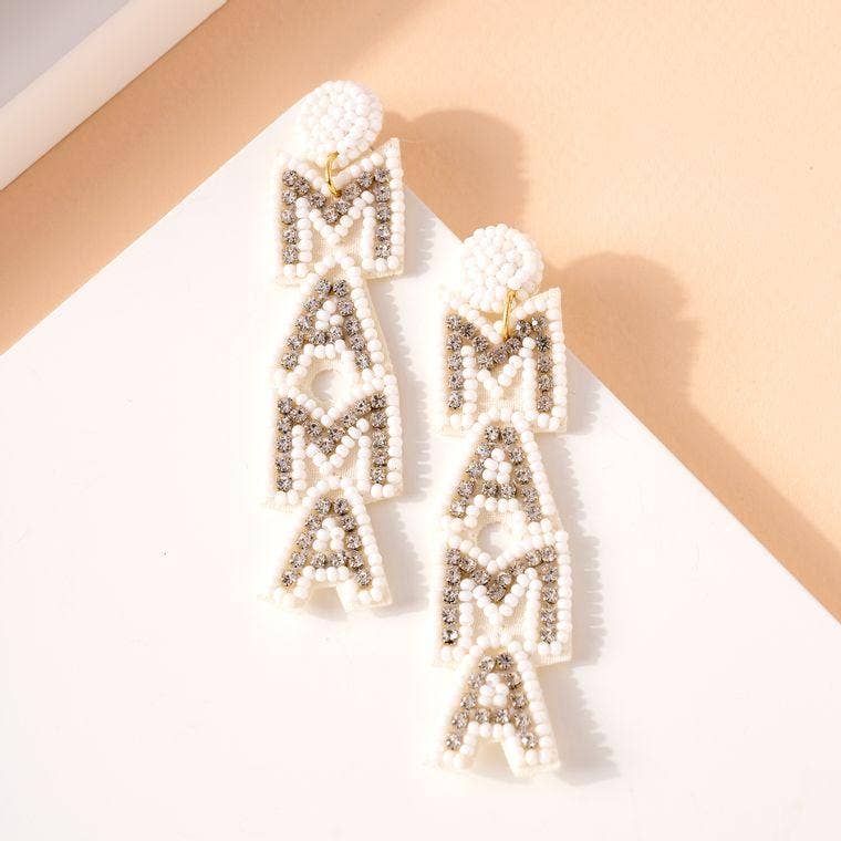 MAMA Dangle Earrings (6859800215599)
