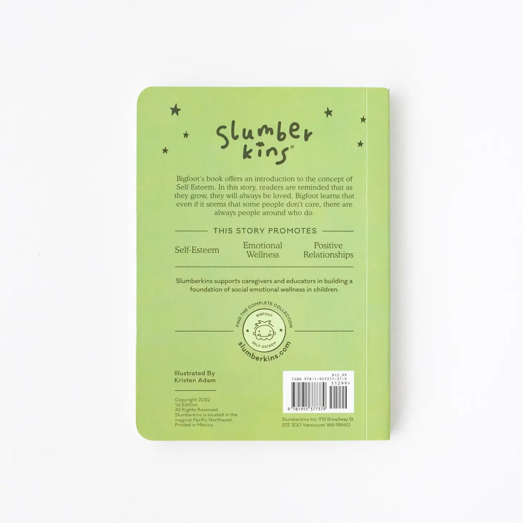Slumberkins Tan Bunny Mini & Bigfoot Intro Book- Self Esteem (8052419789108)