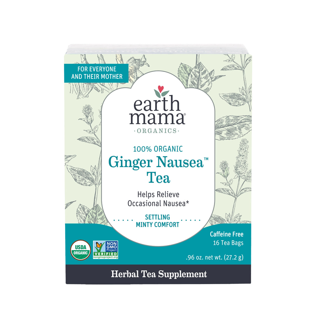 Earth Mama Ginger Nausea Organic Tea (6944356761647)