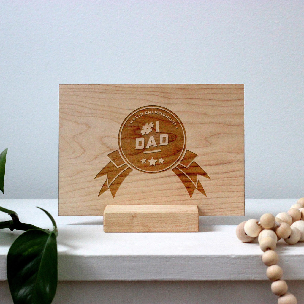 Gladfolk Wooden Father's Day Cards (7031780966447)
