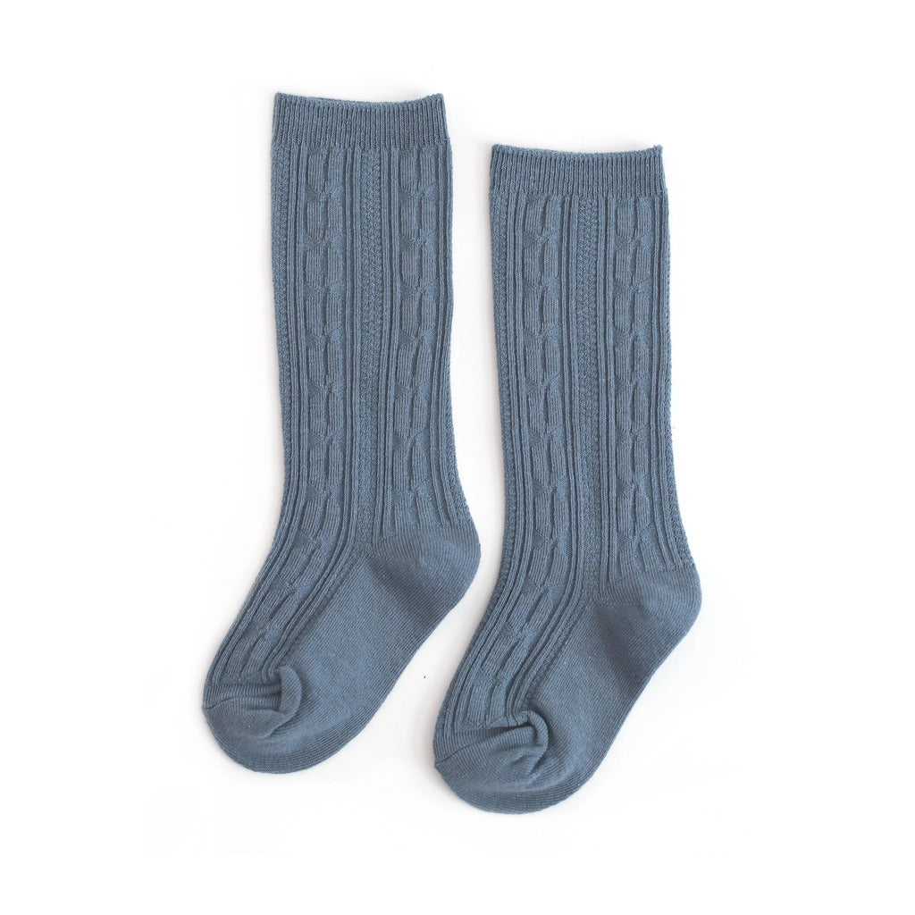 Little Stocking Co Cable Knit Knee High Socks (6827520852015)